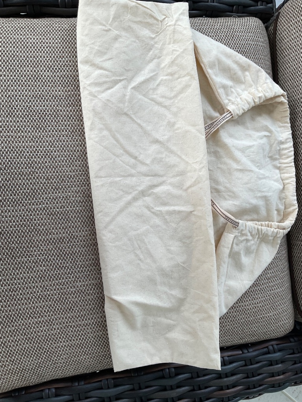 Tory Burch canvas bag,cream color - Picture 5 of 6